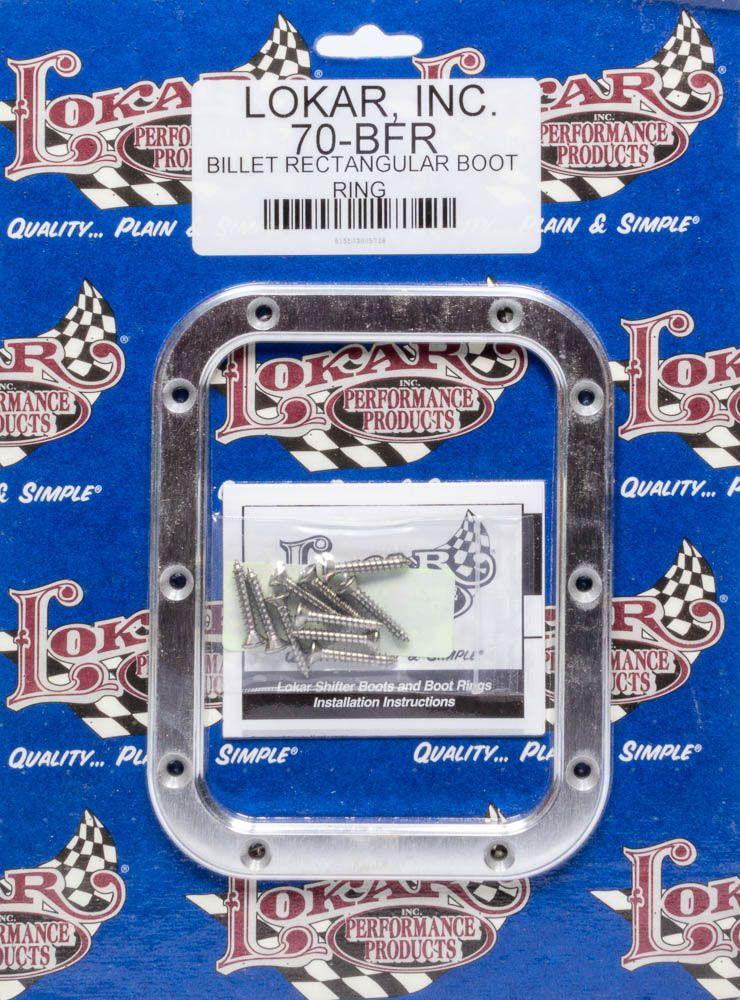 Lokar Billet Rectangular Boot Ring (Only) (LK-70-BFR)