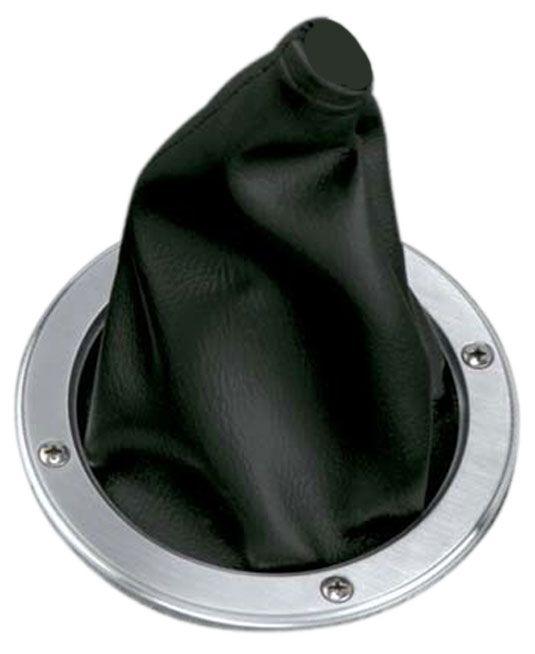 Lokar Billet Round Shifter Boot Ring with Boot (LK-70-BHRB)