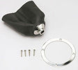 Lokar Classic Shifter Boot with Stainless Steel Ring (LK-70-CLB) LK-70-CLB