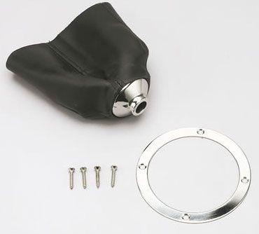 Lokar Classic Shifter Boot with Stainless Steel Ring (LK-70-CLB) LK-70-CLB