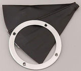 Lokar Hot Rod Shifter Boot with Round Ring Stainess Steel (LK-70-HRB) LK-70-HRB