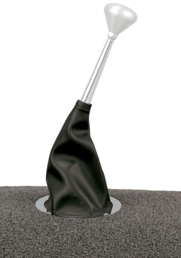 Lokar Hot Rod Shifter Boot with Round Ring Stainess Steel (LK-70-HRB)