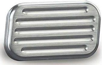 Lokar Brake Pad Ball-Milled - Brushed Billet Aluminium (LK-BAG-6002) LK-BAG-6002