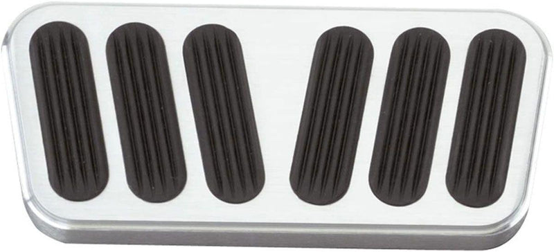 Lokar Automatic Brake Pad with Rubber - Brushed Billet Aluminium (LK-BAG-6094) LK-BAG-6094