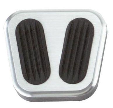 Lokar Emergency Brake Pad with Rubber - Brushed Billet Aluminium (LK-BAG-6099) LK-BAG-6099