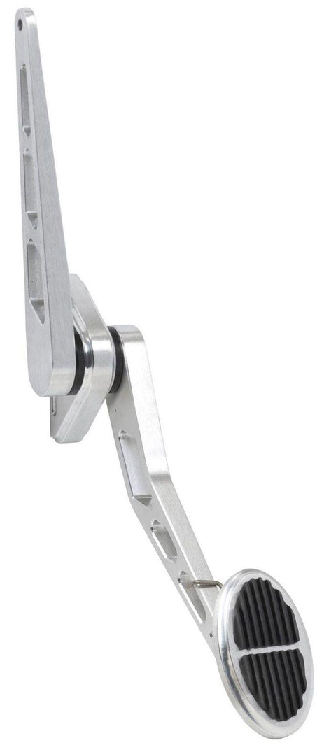 Lokar Mini Oval Accelerator Pedal with Rubber - Brushed Billet Aluminium (LK-BAG-6103) LK-BAG-6103