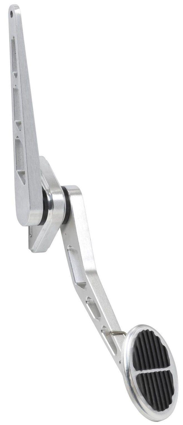 Lokar Mini Oval Accelerator Pedal with Rubber - Brushed Billet Aluminium (LK-BAG-6103) LK-BAG-6103