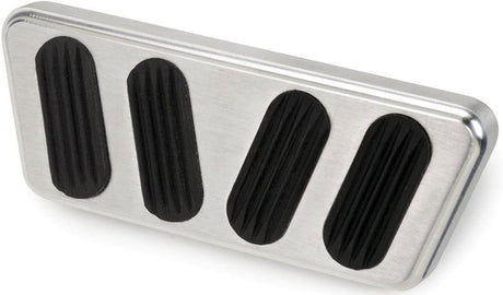 Lokar Automatic Brake Pad with Rubber - Brushed Billet Aluminium (LK-BAG-6123) LK-BAG-6123