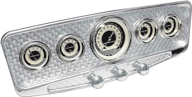 Lokar Aluminium 5-Gauge Dash Insert (LK-BDI-9138) LK-BDI-9138