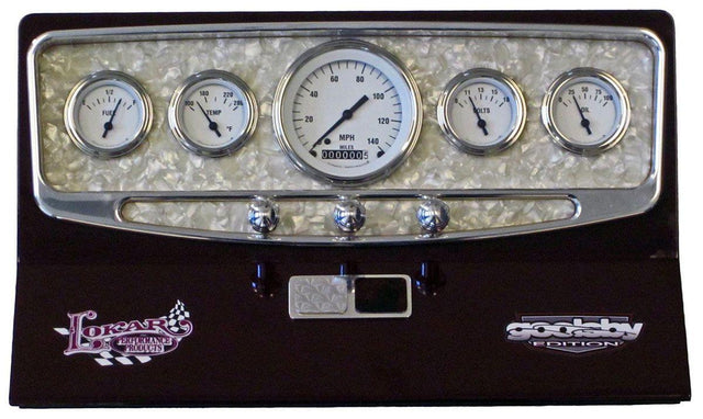 Lokar Goolsby Oval Dash Insert 5 Gauge (LK-BDI-9139) LK-BDI-9139