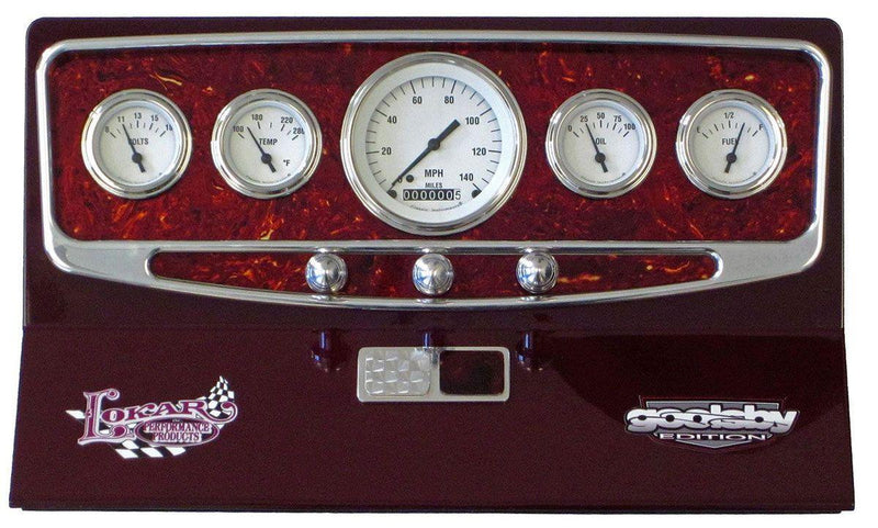 Lokar Goolsby Oval Dash Insert 5 Gauge (LK-BDI-9140) LK-BDI-9140