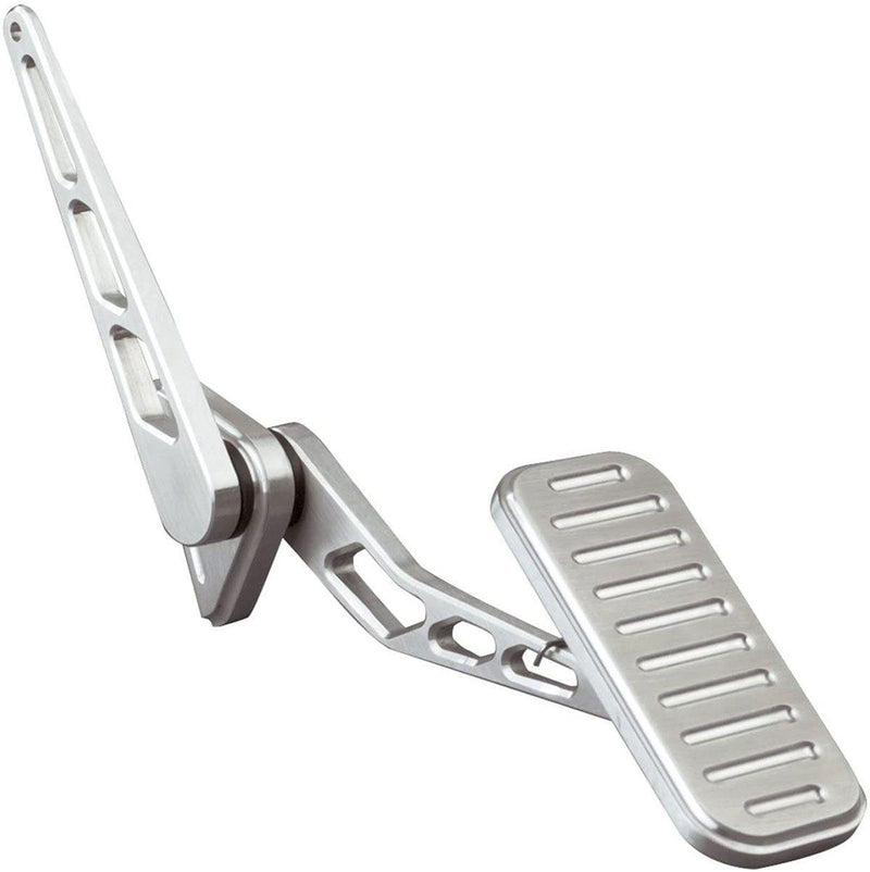 Lokar XL Series Accelerator Pedal Ball-Milled - Brushed Billet Aluminium (LK-BFG-6010) LK-BFG-6010