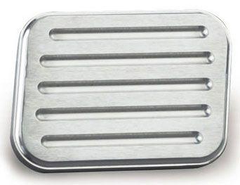 Lokar XL Series Brake Pad Ball-Milled - Brushed Billet Aluminium (LK-BFG-6011) LK-BFG-6011