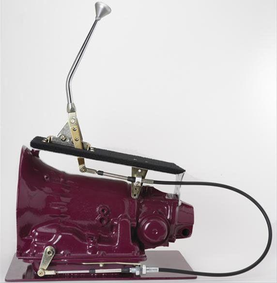 Lokar 16" Nostalgia Cable Operated Automatic Gear Stick with Mushroom Gear Knob (LK-COS60C4BN) LK-COS60C4BN