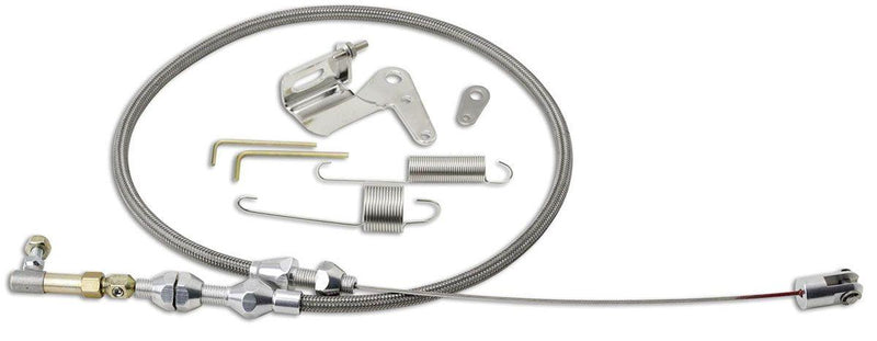 Lokar 24" Duo-Pak Hi-Tech Stainless Steel Accelerator Cable Kit (LK-DP-1000HT) LK-DP-1000HT