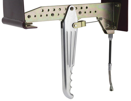 Lokar Under-the-Dash Hand Brake - Brushed Billet Aluminium (LK-EHB-9200) LK-EHB-9200