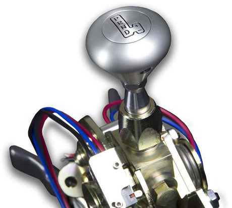 Lokar 10" Single BendAutomatic Electronic Sport Mode Shifter with Polished Mushroom Knob (LK-ES4L60EDMP)
