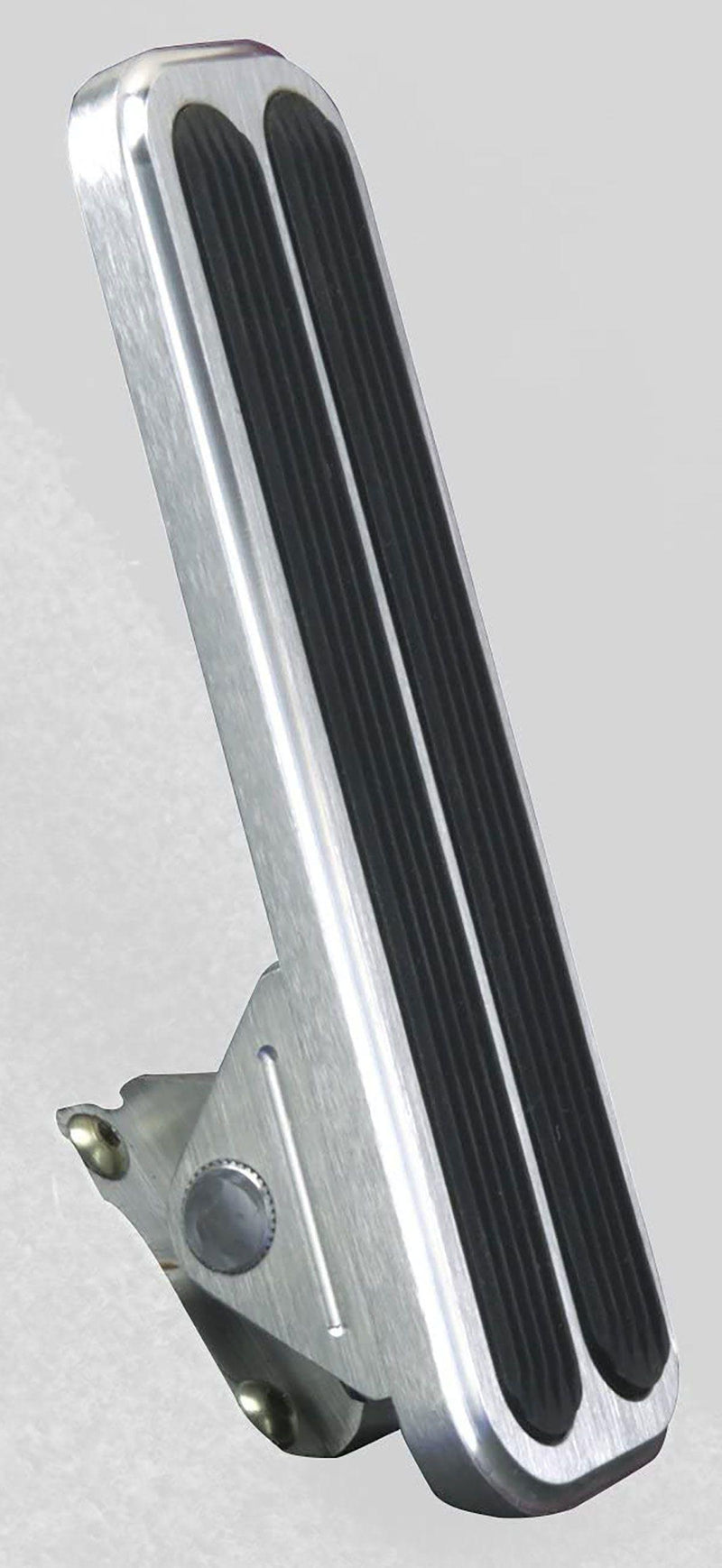 Lokar Eliminator Floor Mount Accelerator Pedal with Rubber - Brushed Billet Aluminium (LK-FMG-6098) LK-FMG-6098
