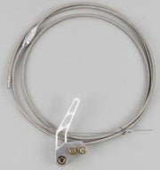 Lokar Bonnet Release Cable Kit Braided Stainless Steel Housing - Brushed (LK-HR-1100HT)