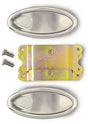 Lokar Oval Interior Door Handles (Pair) - Brushed Billet Aluminium (LK-IDH-2000) LK-IDH-2000
