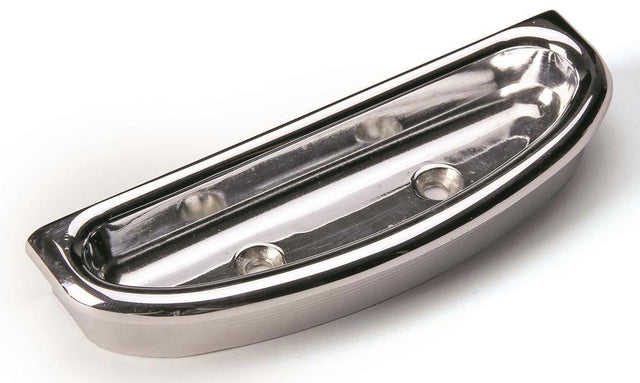Lokar Crescent Oval Arm Rest Door Pull (Pair) - Polished Billet Aluminium (LK-IDP-2003) LK-IDP-2003