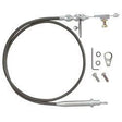 Lokar Hi-Tech Kick Down Kit Black Braided Stainless Steel Housing (LK-KD-20C4U) LK-KD-20C4U