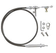Lokar Stainless Steel Kick Down Bracket and Cable (LK-KD-2350U) LK-KD-2350U