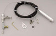 Lokar Hi-Tech Kick down Kit Black Braided Steel Housing (LK-KD-2700U) LK-KD-2700U
