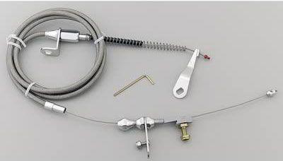 Lokar Polished Hi-Tech Kick Down Kit (LK-KDP-2AODHT)