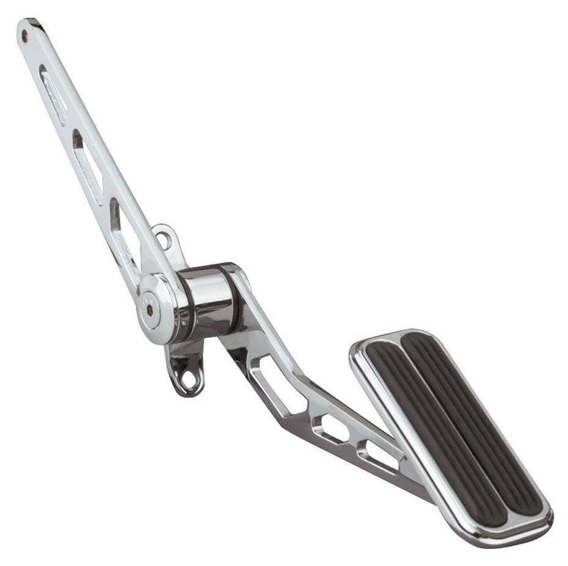 Lokar Steel Accelerator Pedal with Rubber Insert - Chromed (LK-SG-6007) LK-SG-6007