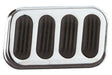 Lokar Steel Brake Pad with Rubber Insert - Chromed (LK-SG-6008) LK-SG-6008