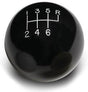 Lokar 6-Speed Black 2" Gear Knob 3/8-24 & 3/8-16 Thread (LK-SK-6877) LK-SK-6877