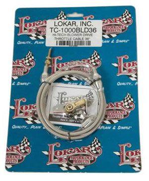 Lokar 36" Blower Drive Hi-Tech Accelerator Cable (LK-TC-1000BLD36)