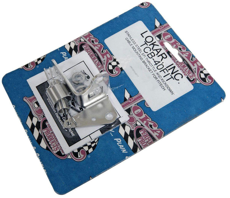 Lokar Cable Mounting Bracket & Spring Kit - Stainless Steel (LK-TCB-40FIT) LK-TCB-40FIT