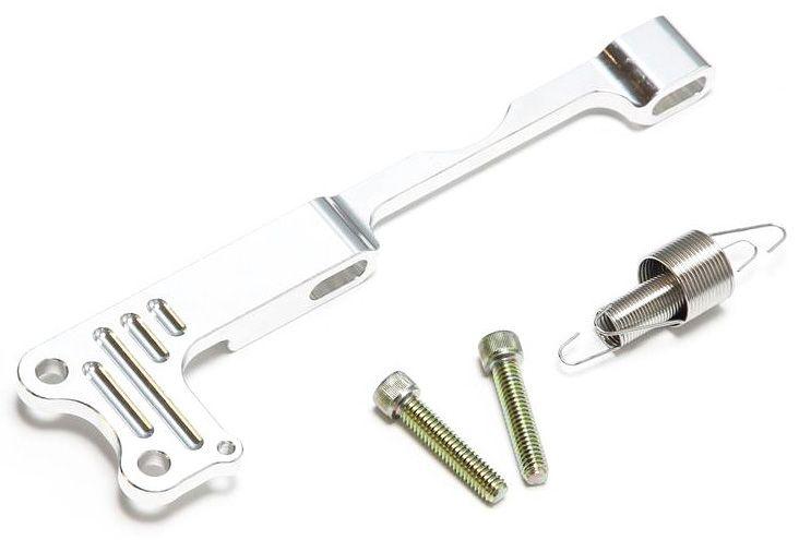 Lokar Holley Sniper Throttle & Kickdown Cable Bracket, Polished (LK-TCB-40HS1) LK-TCB-40HS1
