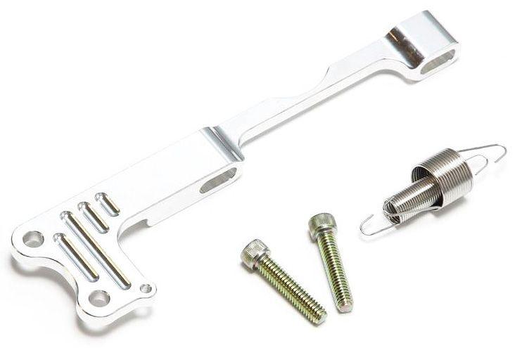 Lokar Holley Sniper Throttle & Kickdown Cable Bracket, Polished (LK-TCB-40HS1)