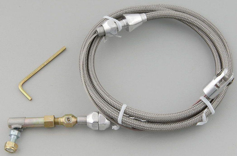Lokar 36" Universal Polished Hi-Tech Accelerator Cable (LK-TCP-1000HT36) LK-TCP-1000HT36