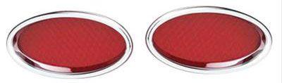 Lokar Standard Oval LED Tail lights (Pair) - Chromed Billet Aluminium (LK-TL-1910)