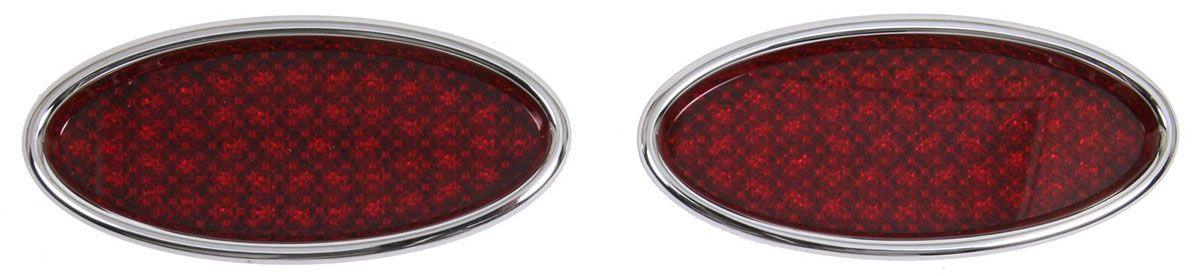 Lokar XL Oval LED Tail lights (Pair) - Chromed Billet Aluminium (LK-TL-1911)