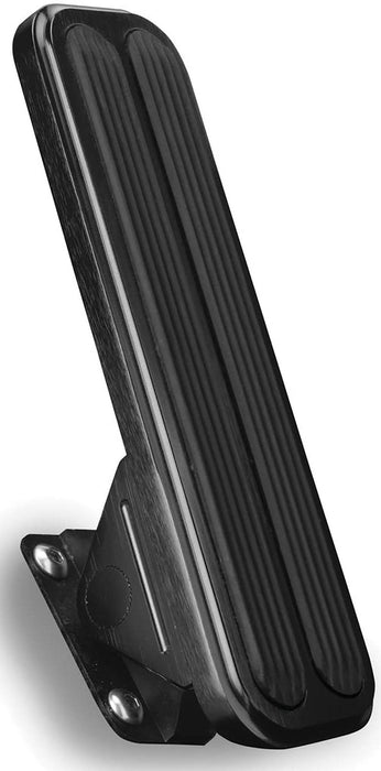 Lokar Eliminator Floor Mount Accelerator Pedal with Rubber - Black Billet Aluminium (LK-XFMG-6098)