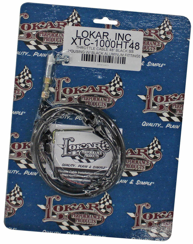 Lokar 48" Hi-Tech Accelerator Cable (LK-XTC-1000HT48) LK-XTC-1000HT48