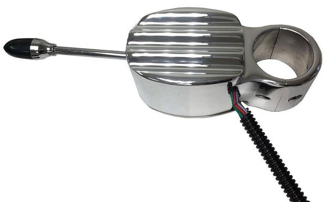 Limeworks Polished Finned Aluminium Turn Signal (LWTS112)