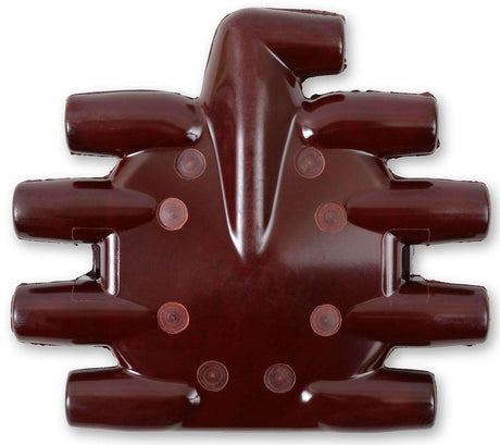 Mallory 8 Cyl Red Socket Type Crab Distributor Cap (MA221MAL)