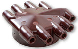 Mallory 8 Cyl Red Socket Type Crab Distributor Cap (MA221MAL)