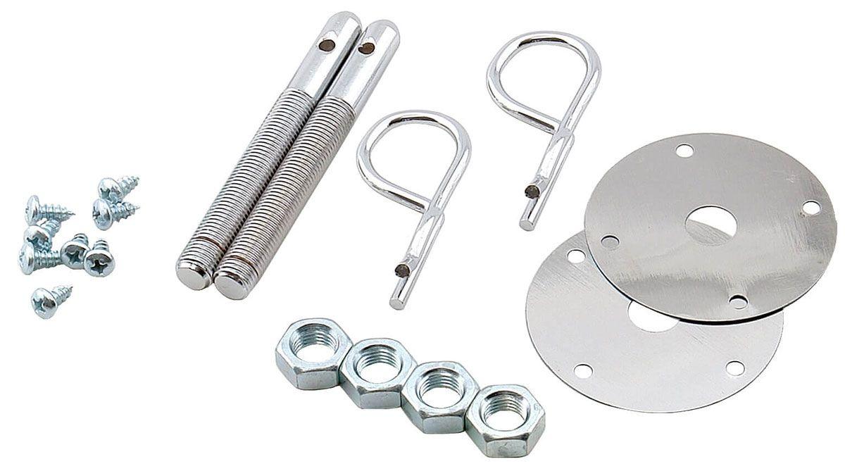MRG Mr Gasket Bonnet and Boot Pinning Kit - 7/16"-20 thread - safety pins. (MG1016) MG1016