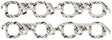 MRG Mr Gasket Performance Exhaust Gasket for Square Port 1.85"W x 1.90"H (MG153) MG153
