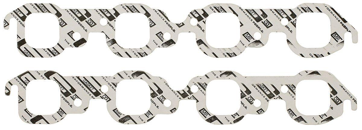 MRG Mr Gasket Performance Exhaust Gasket for Square Port 1.85"W x 1.90"H (MG153)