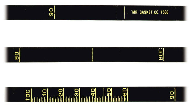 MRG Mr Gasket 6-3/4" Dia Precision Timing Tape (MG1588) MG1588