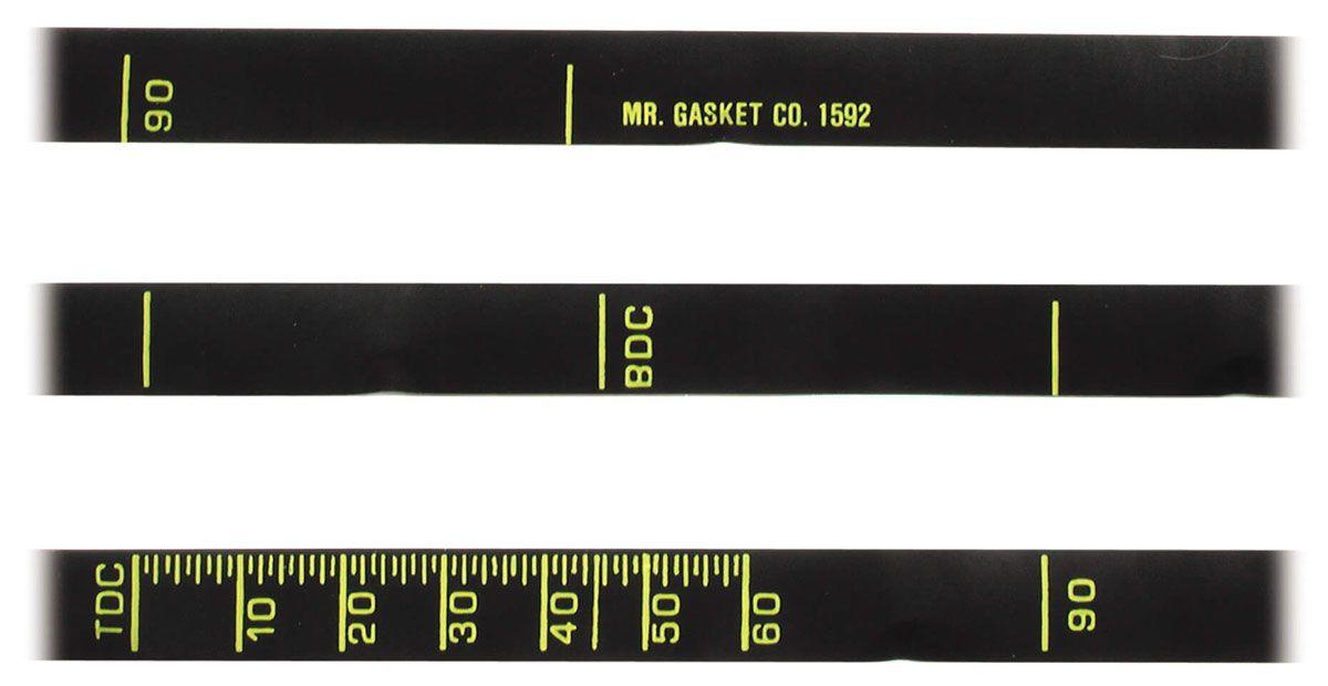 MRG Mr Gasket 6" Dia Precision Timing Tape (MG1592) MG1592