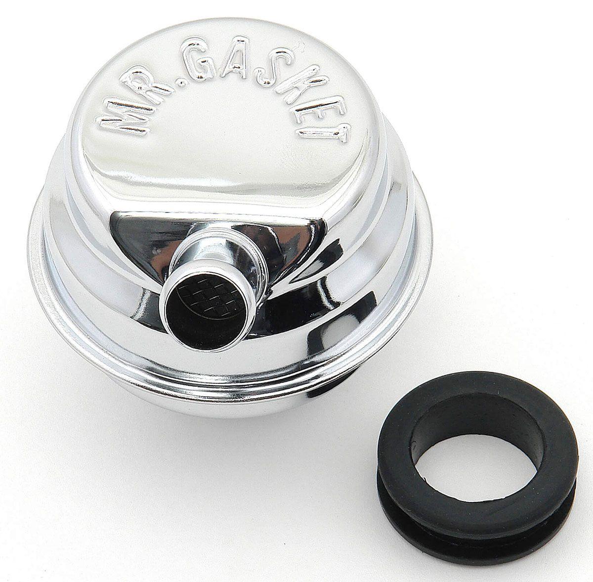MRG Mr Gasket Chrome Plated Push-on Breather with PVC Tube (MG2059) MG2059